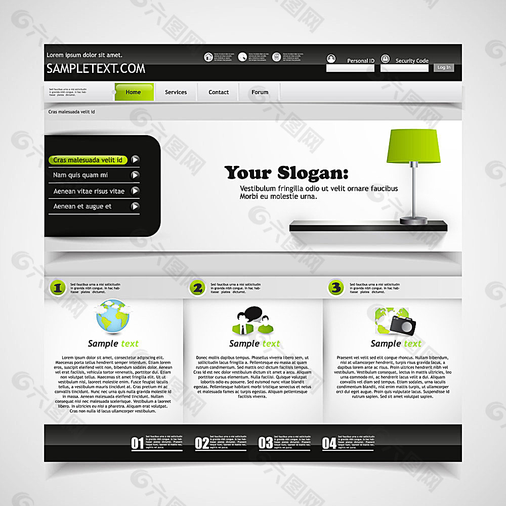 6個(gè)頁(yè)面的網(wǎng)頁(yè)設(shè)計(jì)成品 從單頁(yè)制作到多頁(yè)項(xiàng)目的完全教程